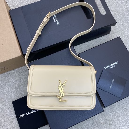 Yves Saint Laurent YSL SOLFERINO Textured Leather Shoulder Bag 634305