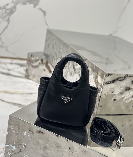 Prada Soft Lambskin Mini Basket Tote Bag 1BA359
