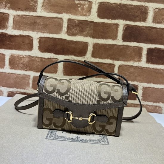 Gucci Apricot Canvas Shoulder Bag 699296