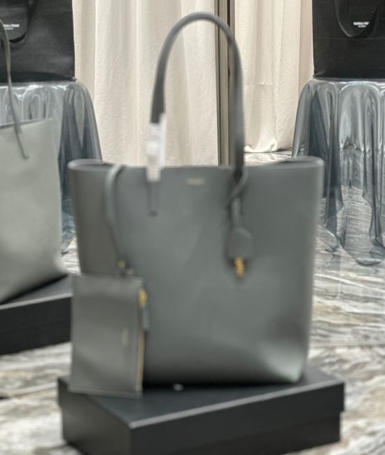 Yves Saint Laurent YSL Shopping Tote Vertical Large Capacity Bag 600306