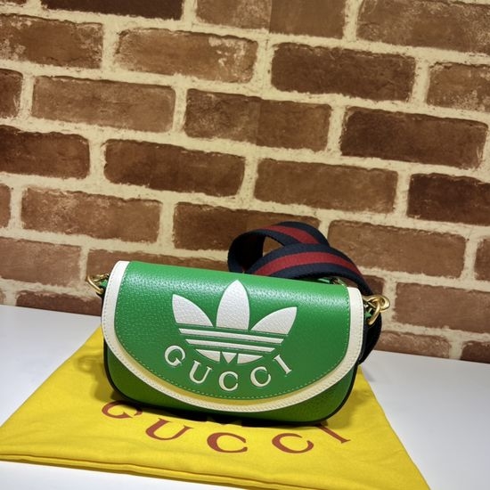 Gucci Co-branded Coated Canvas Shoulder Bag 727791