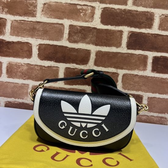 Gucci Co-branded Coated Canvas Shoulder Bag 727791