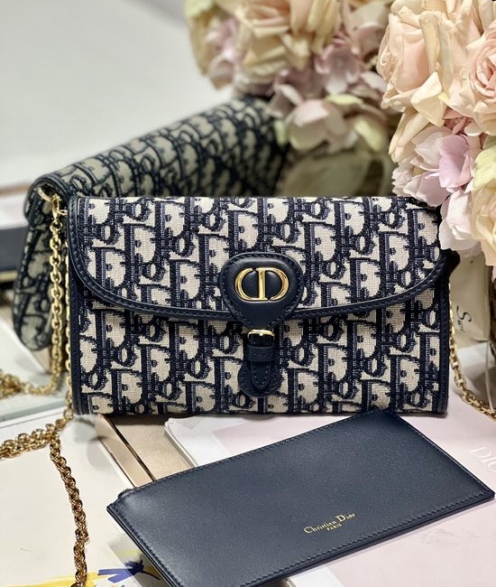 Christian Dior CD Bobby East-West Oblique Chain Bag 9076