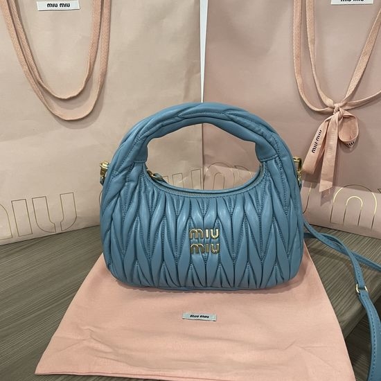 Miu Miu MiuWander Handbag Matelasse Lambskin 5BC125