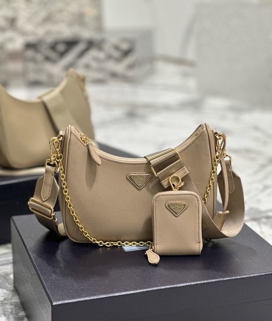 Prada Re-Edition Hobo Leather Bag 1BH204