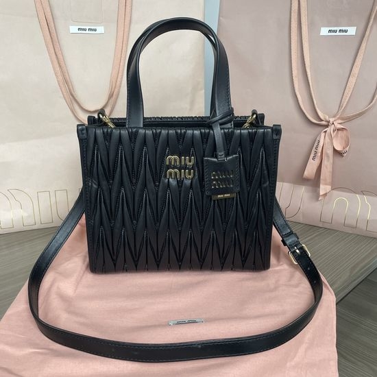 Miu Miu Matelasse Lambskin Tote Bag 5BG263