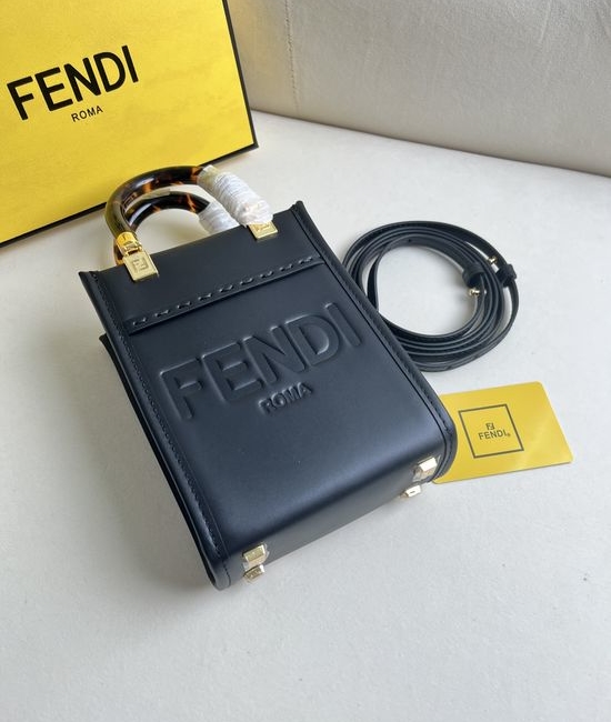 Fendi Sunshine Mini Leather Tote Bag 208