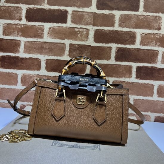 Gucci Large Premium Leather Handbag 735153