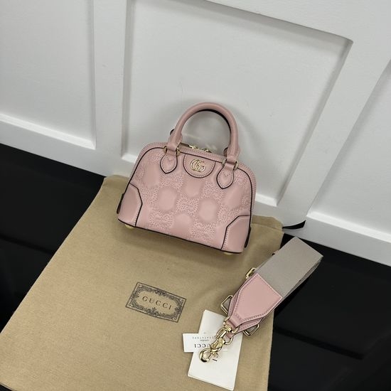 Gucci Handbag Pink Embroidered 727793