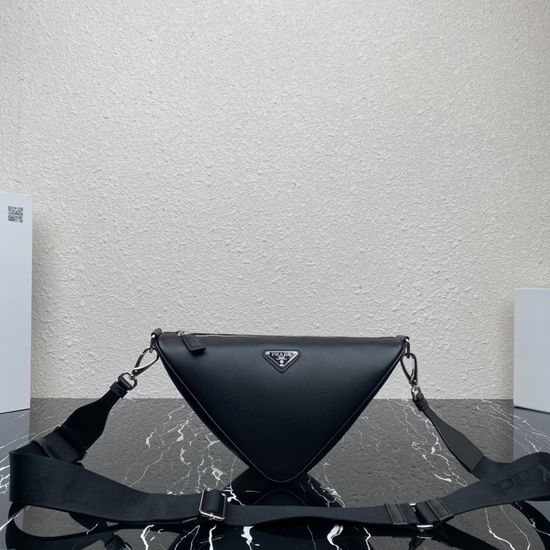 Prada Triangle Leather Shoulder Bag 2VH155