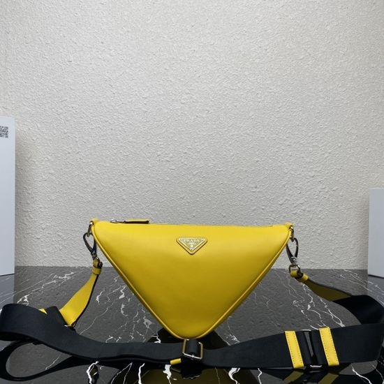 Prada Triangle Leather Shoulder Bag 2VH155