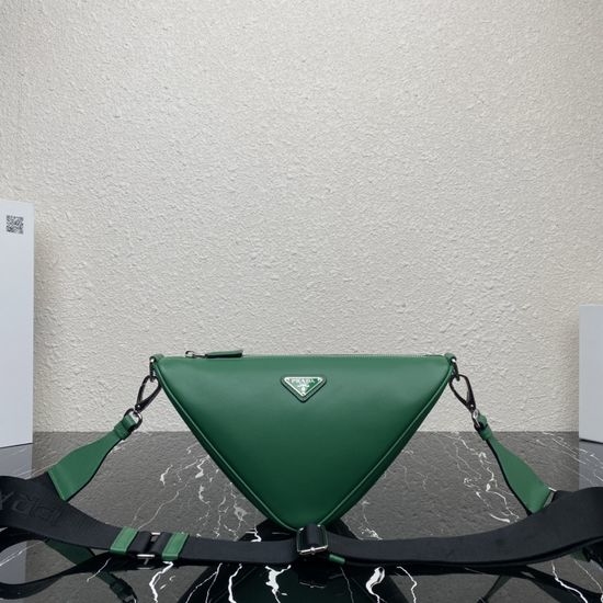Prada Triangle Leather Shoulder Bag 2VH155