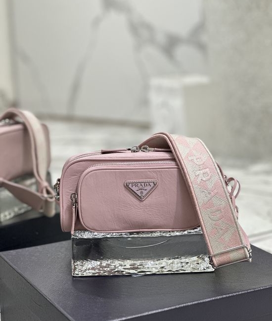 Prada Show Pleated Shoulder Bag 1BH198
