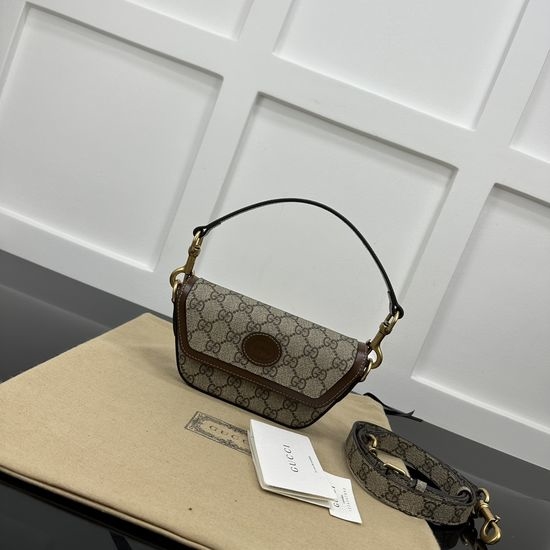 Gucci Handbag Apricot Brown 723762