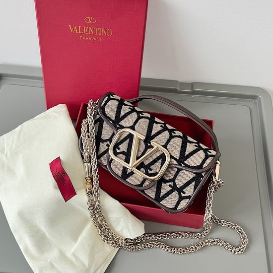 Valentino Garavani Mini Locò Leather Handbag 1133s