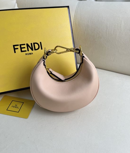 Fendi Graphy Crescent Shoulder Bag 206