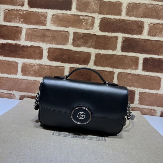 Gucci Black Leather Crossbody 739722