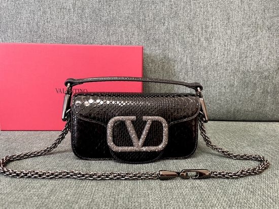 Valentino MINILOC Snakeskin Leather Handbag 1133S