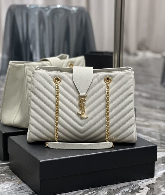 Yves Saint Laurent YSL Caviar Leather Large Tote Bag 668900