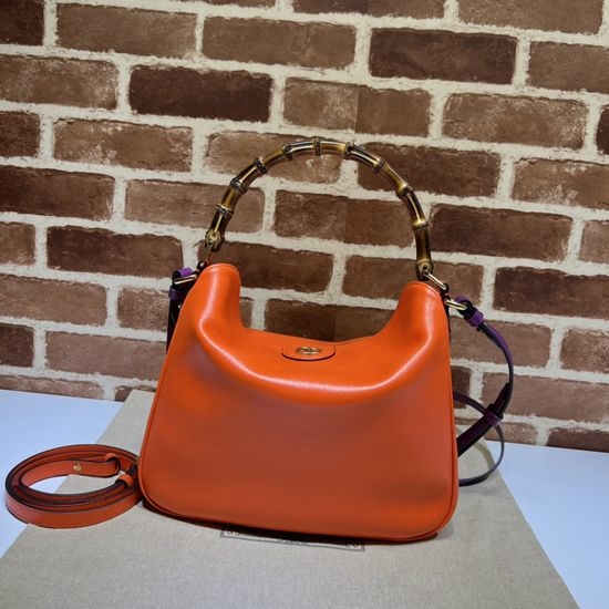 Gucci Orange Original Leather Tote Bag 746124