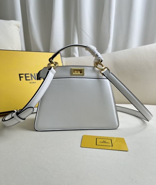 Fendi Peekaboo ISeeU Petite Lambskin Handbag 0228