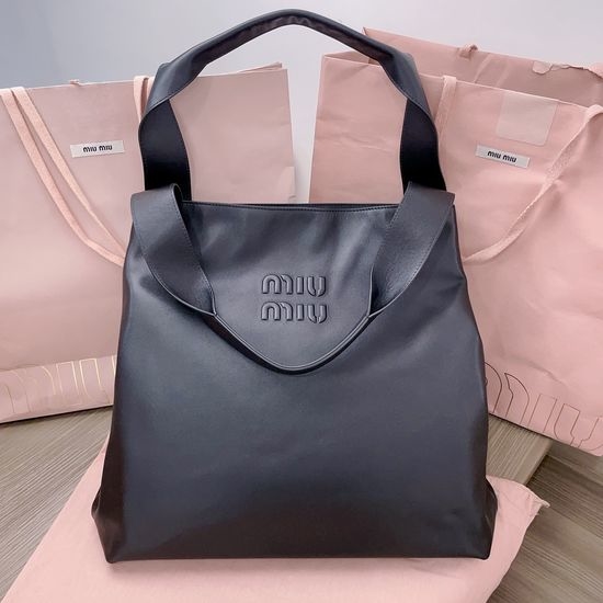 Miu Miu Hobo Leather Large Tote Handbag 13754