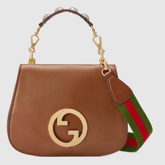 Gucci Caramel Leather Shoulder Bag 721172