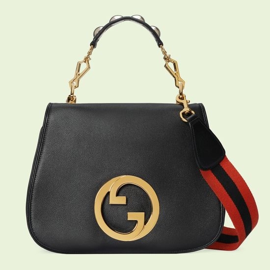 Gucci Leather Top Handle Handbag 721172
