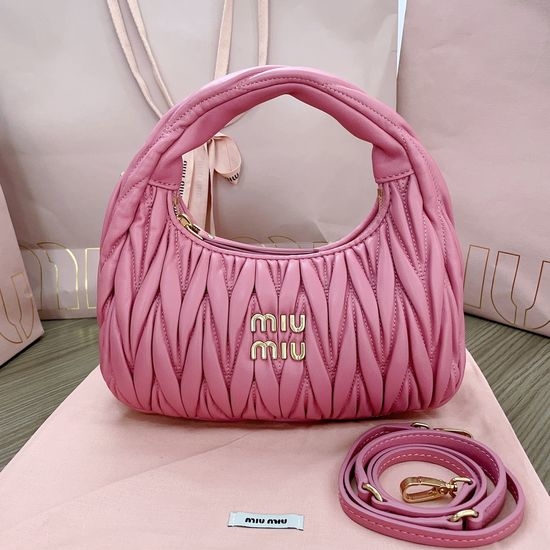Miu Miu MiuWander Handbag with Matelasse Texture 5BC125