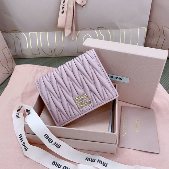 Miu Miu Lambskin Pocket Small Wallet 5MV204
