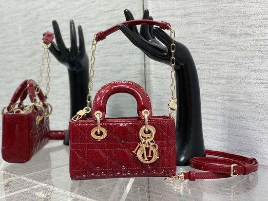 Christian Dior CD D-Joy Patent Leather Bag 9230