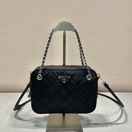 Prada Vintage Nylon Camera Crossbody Bag 1BD642