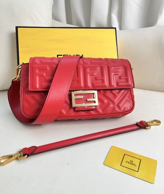 Fendi Baguette Nappa Leather Handbag 211