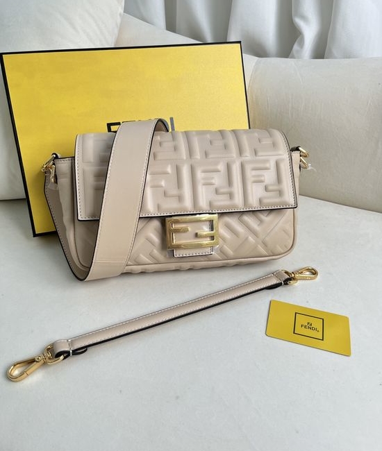 Fendi Baguette Nappa Leather Handbag 211