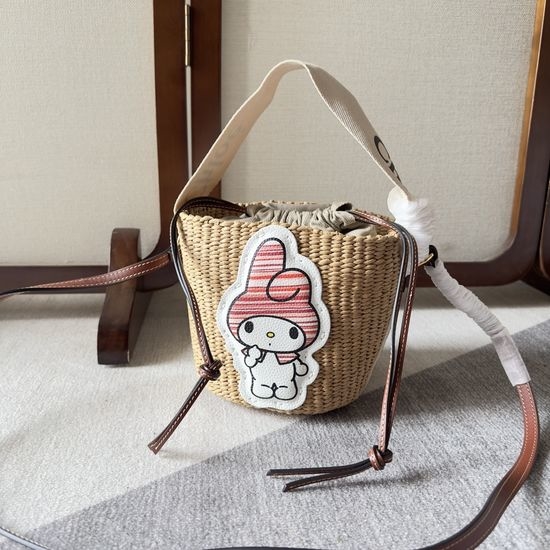 Chloe My Melody Straw Bucket Bag 6070