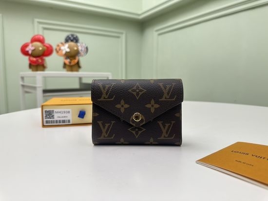 Louis Vuitton LV Victorine Monogram Canvas Wallet M41938