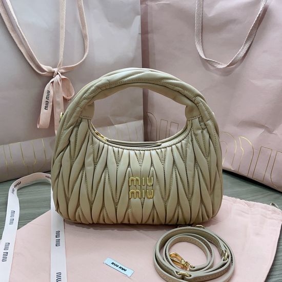 Miu Miu MiuWander Classic Lambskin Handbag 5BC125