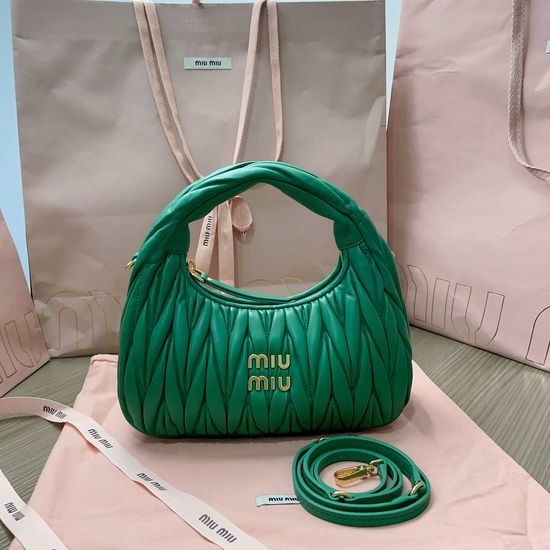 Miu Miu MiuWander Classic Matelasse Handbag 5BC125