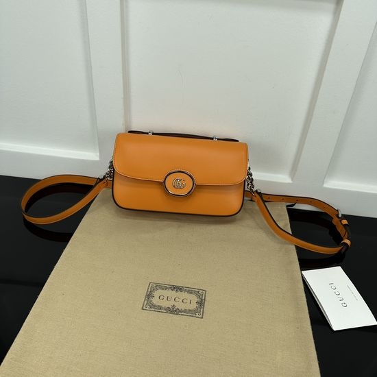 Gucci Petite GG Small Leather Shoulder Bag 739722