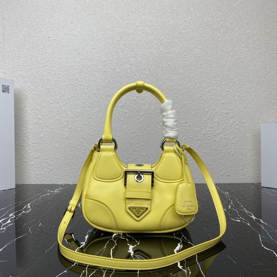 Prada Moon Bag Sheepskin Shoulder Bag 9993