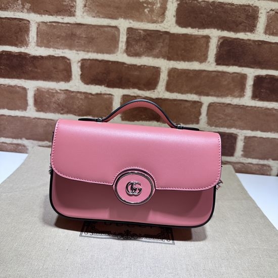 Gucci Pink Leather Crossbody 739722