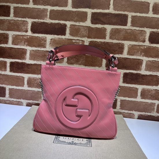 Gucci Rose Pink Leather Tote Bag 751518