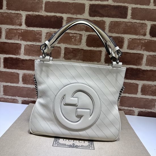 Gucci Original Leather White Handbag 751518