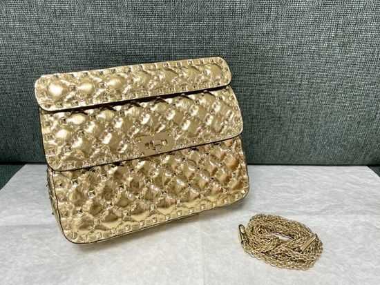VALENTINO Crinkled Leather Multi-use Series Bag 0123m