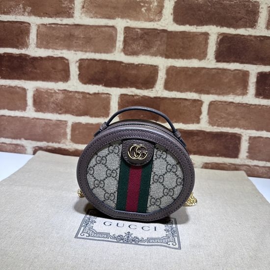Gucci Coated Canvas Crossbody Bag 725147