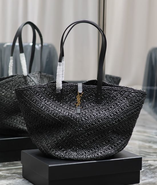 Yves Saint Laurent YSL Large Panier Woven Tote Bag 12470