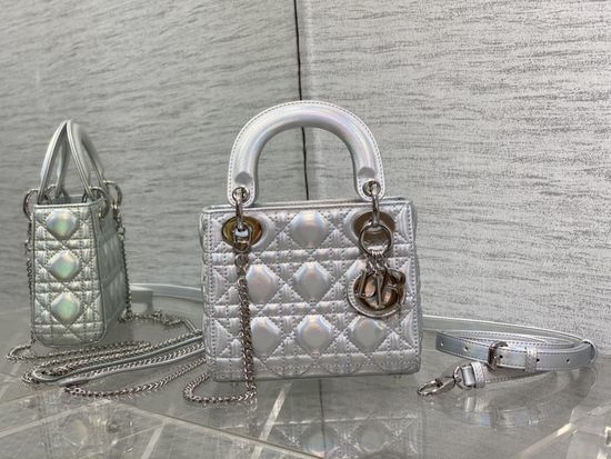 Christian Dior CD Lambskin Iridescent Bag 6603