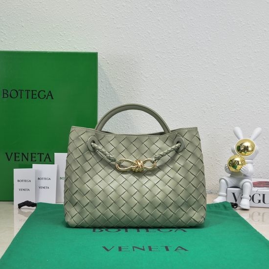Bottega Veneta BV Andiamo Woven Leather Bag 9164