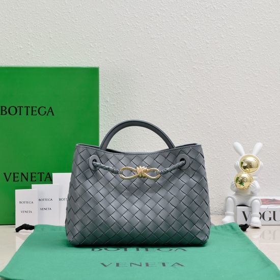 Bottega Veneta BV Andiamo Woven Leather Bag 9162