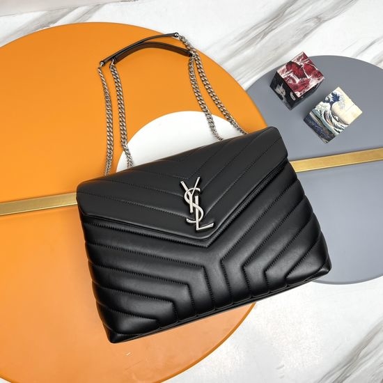 Yves Saint Laurent YSL LouLou Y-Shaped Crossbody Bag in Original Leather 459749
